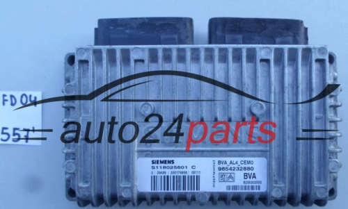 STEROWNIK SKRZYNI AUTOMATYCZNEJ PEUGEOT 307, CITROEN C4 1.6, S118025601 C, S118025601C, 9654232880 BVA 