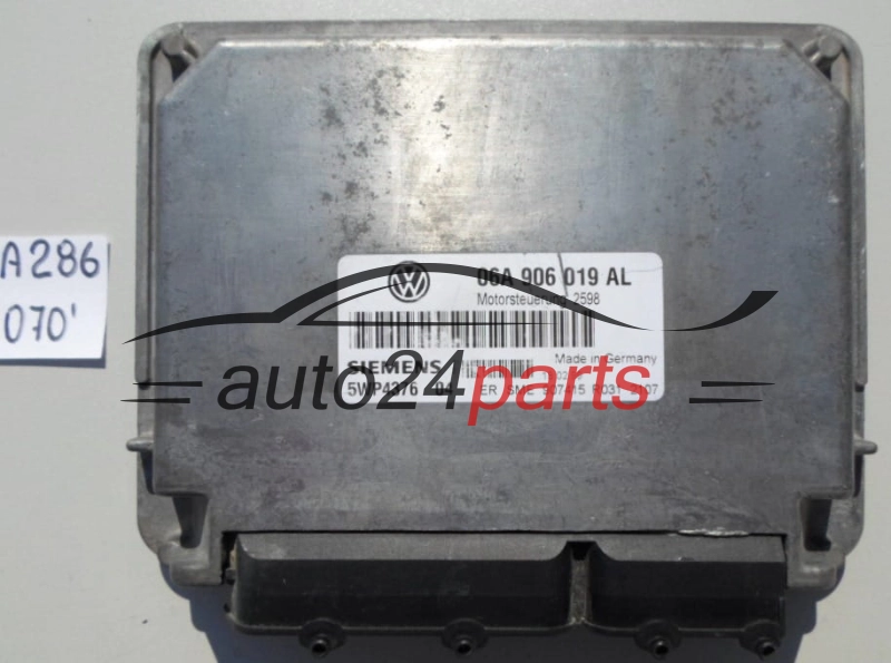 KOMPUTER STEROWNIK SILNIKA SEAT TOLEDO SIEMENS 5WP4376 04, 06A 906 019 AL