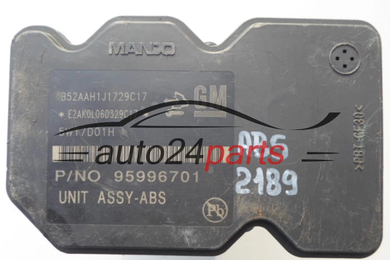 ABS POMPA I STEROWNIK CHEVROLET SPARK M300 MANDO  95996701, 5WY7D01H