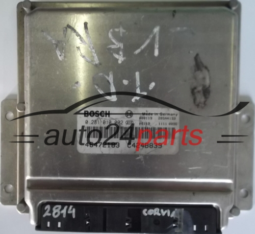 KOMPUTER STEROWNIK SILNIKA LANCIA LYBRA 1.9 JTD BOSCH 0281010002, 0 281 010 002, 46472183, C424C839 - 