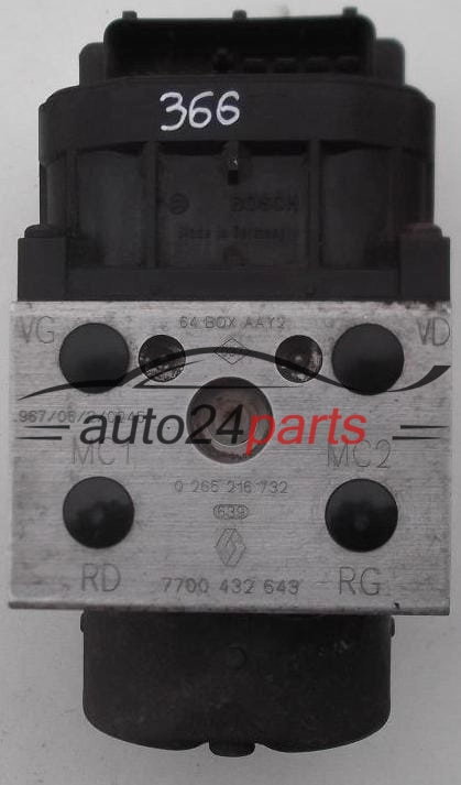BOSCH 0 265 216 732,0265216732, 0 273 004 395, 0273004395, 0 273 004 394, 0273004394, 7700 432 643, 7700432643
