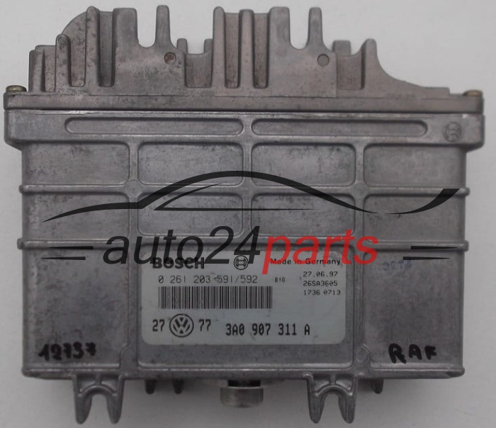 CALCULATEUR MOTEUR VW VOLKSWAGEN GOLF 1.8 BOSCH 0 261 203 591/592