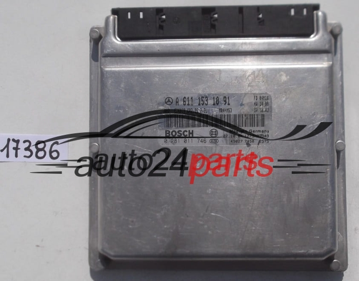 MOTORSTEUERGERÄT ECU STEUERGERÄT MERCEDES SPRINTER 211 2.2 220 CDI BOSCH 0 281 011 746, 0281011746, A 611 153 10 91, A6111531091