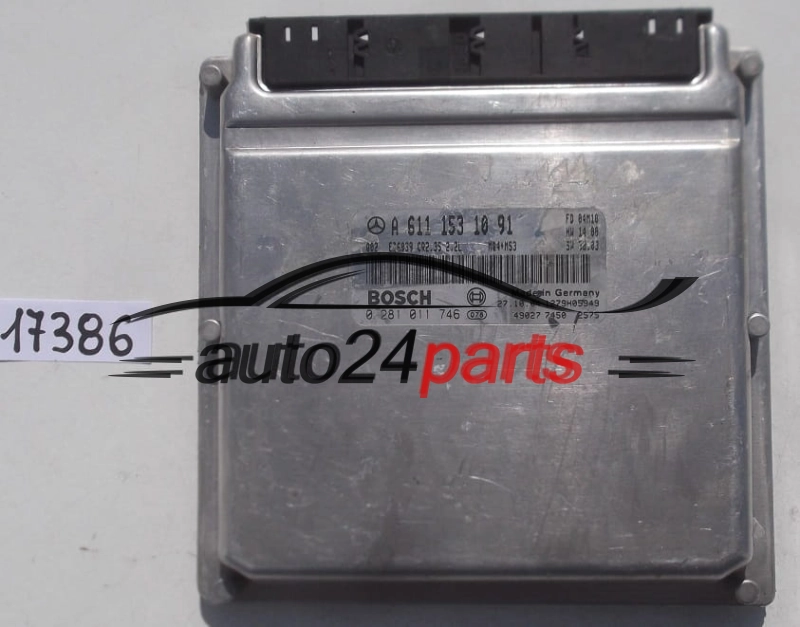 MOTORSTEUERGERÄT ECU STEUERGERÄT MERCEDES SPRINTER 211 2.2 220 CDI BOSCH 0 281 011 746, 0281011746, A 611 153 10 91, A6111531091