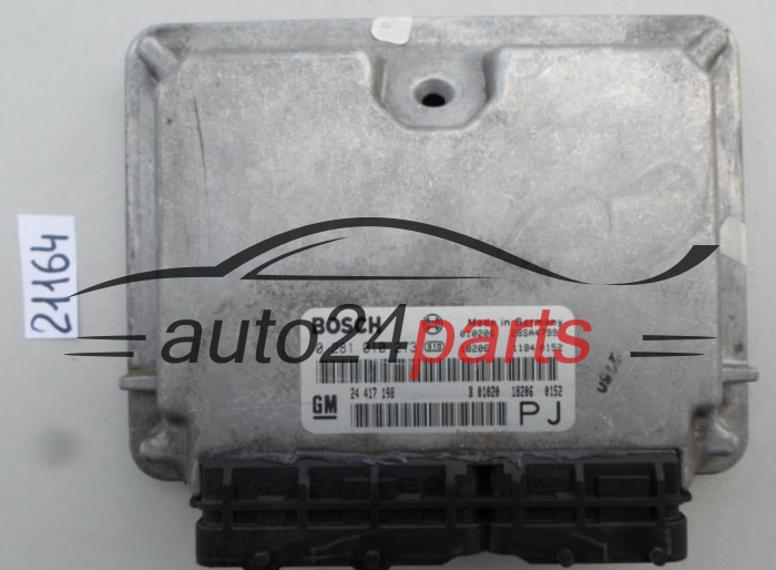  OPEL OMEGA 2.2 DTI BOSCH 0 281 010 273, 0281010273, 24 417 198, 24417198, PJ