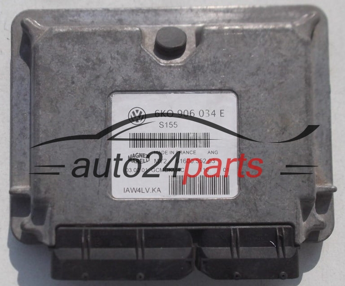 CALCULATEUR MOTEUR VOLKSWAGEN SEAT 1.6 MAGNETI MARELLI IAW 4LV.KA,  6K0 906 034 E
