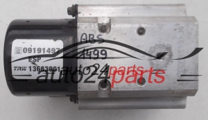 ABS HYDRAULIK-AGGREGAT MIT STEUERGERAET OPEL VECTRA C SIGNUM GM 09191497, TRW 13663901, 13509201M, 13663901, 54084696A