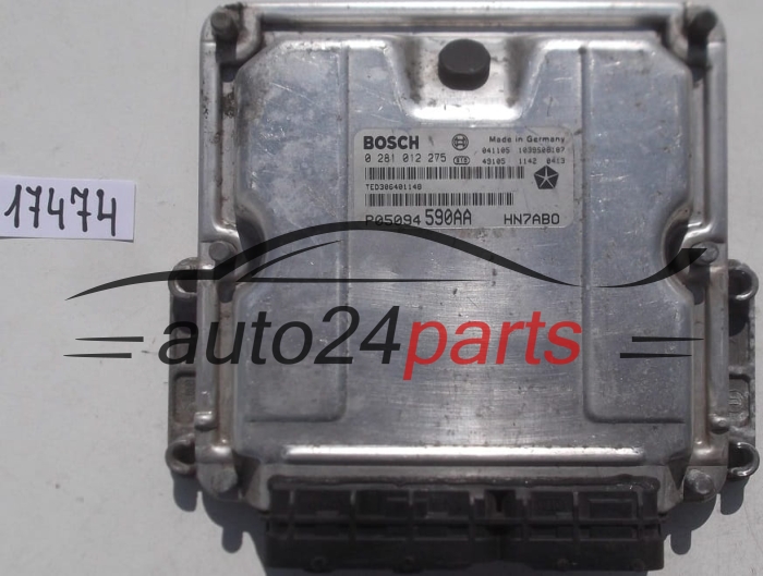 MOTORSTEUERGERÄT ECU STEUERGERÄT CHRYSLER VOYAGER 2.8 CRD BOSCH 0 281 012 275