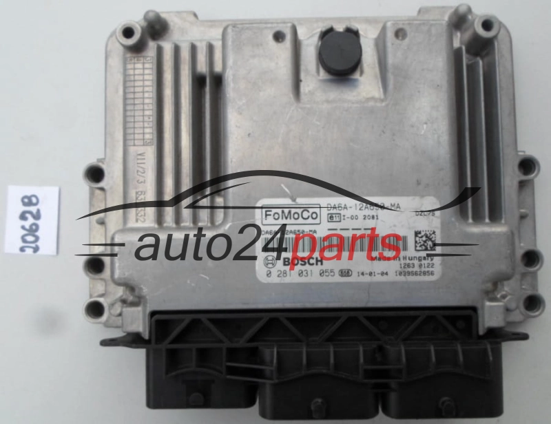 KOMPUTER STEROWNIK SILNIKA FORD FIESTA 1.5 TDCI BOSCH 0 281 031 055, 0281031055, FoMoCo DA6A-12A650-MA, DA6A12A650MA, DZL7S