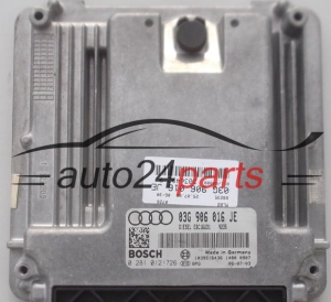 MOTORSTEUERGERÄT ECU STEUERGERÄT AUDI A4 BOSCH 0 281 012 726, 0281012726, 03G 906 016 JE, 03G906016JE, EDC16U31 