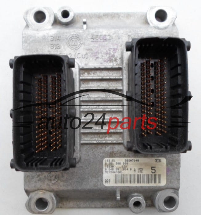 MOTORSTEUERGERÄT ECU STEUERGERAT FIAT PUNTO 1.2 BOSCH 0 261 206 980,  0 046 801 964 0