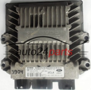 CALCULATEUR MOTEUR FORD FIESTA 1.4 TDCI 7S6112A650AA, 7S61-12A650-AA 2CLA SIEMENS SID 804 5WS40433A-T