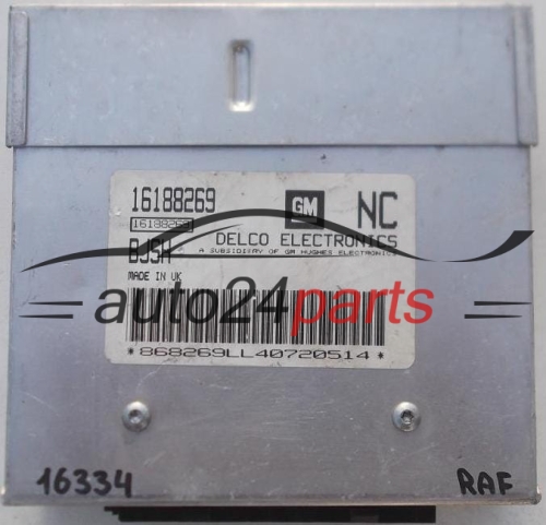 KOMPUTER STEROWNIK SILNIKA OPEL CORSA B 16188269 NC