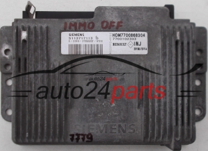 UCE CENTRALITA DE MOTOR RENAULT MEGANE SCENIC 2.0 SIEMENS S113717113D, S113717113 D, 113717113, HOM7700868304, 7700868304, 7700102303 INJ BVM/BVA