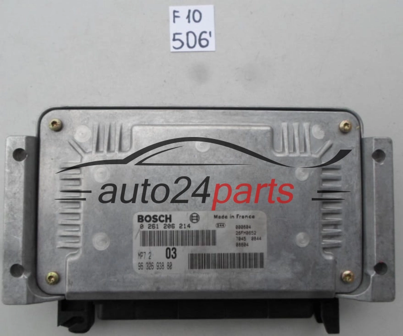 CITROEN XSARA SAXO PEUGEOT 306 1.6 BOSCH 0261206214, 0 261 206 214, 9632693880, 96 326 938 80, MP7.2 03