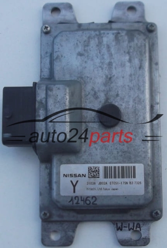 CENTRALITA DE MOTOR NISSAN QASHQAI ETC51-175N, ETC51175N, B3, 7326 31036, 732631036, 31036JD02A, 31036 JD02A 