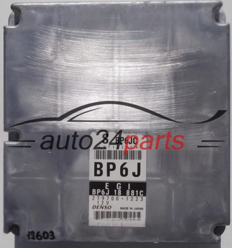 KOMPUTER STEROWNIK SILNIKA MAZDA 323 DENSO 279700-1223, 2797001223, BP6J 18 881C, BP6J18881C - 