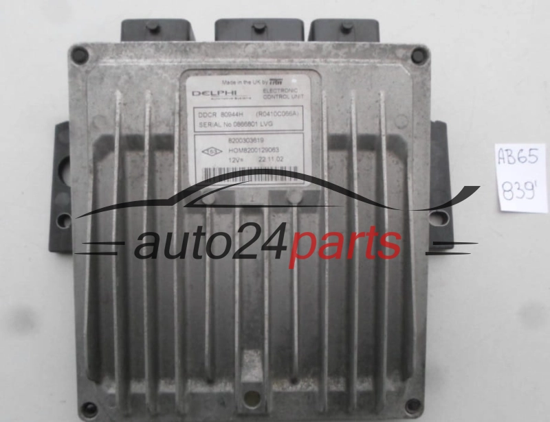 RENAULT CLIO 1.5 DCI Delphi R0410C066A, 8200303619, HOM 8200129063