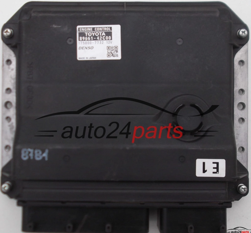 KOMPUTER STEROWNIK SILNIKA TOYOTA RAV4 AVENSIS 2.2, 89661-42C00
