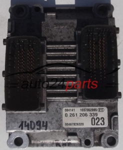  CALCULATEUR MOTEUR FIAT PUNTO BOSCH 0 261 206 339, 0261206339, 00467826320 
