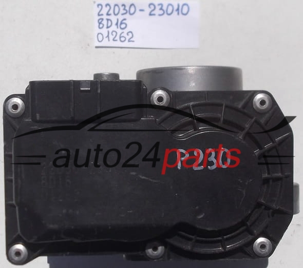 DROSSELKLAPPE TOYOTA YARIS II DENSO 22030-23010, 2203023010, 8D16, 01262