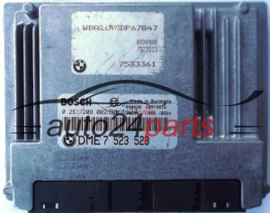 CALCULATEUR MOTEUR BMW E65 735 745 BOSCH 0261209002, 0 261 209 002, DME 7523523, 7 523 523, DME7523523 