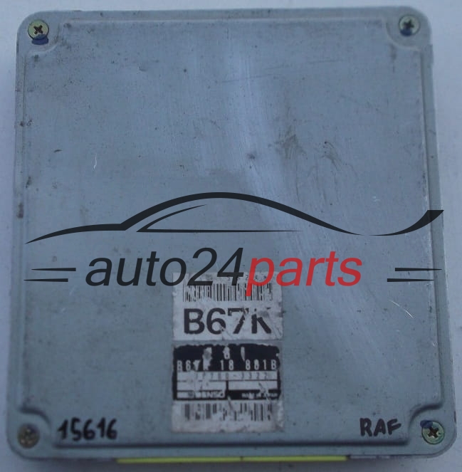 KOMPUTER STEROWNIK SILNIKA MAZDA DENSO 079700-3322, 0797003322, B67K 18 881B, B67K18881B