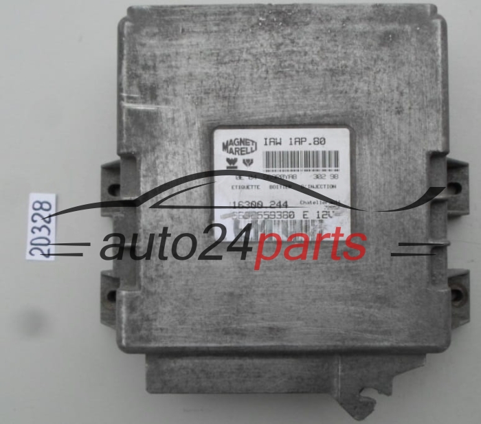 KOMPUTER STEROWNIK SILNIKA PEUGEOT 206 MAGNETI MARELLI IAW 1AP.80, IAW1AP80, 16300.134, 16300134, 9632559380 E