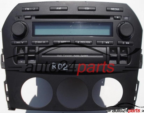RADIO CD MULTI FUNCTION AUDIO SYSTEM MAZDA NG31 66 9RQ, NG31669RQ, PT-2879Q, PT2879Q, NG31 66 AR0, NG3166AR0, PT-2880Q, PT2880Q, NG31 66 9H0, NG31669H0, ET-1170Q, ET1170Q 