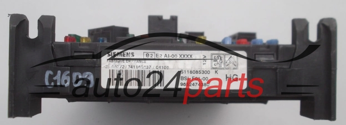 CENTRALKA MODUL STEROWNIK KOMFORTU CITROEN PEUGEOT SIEMENS S118085300K