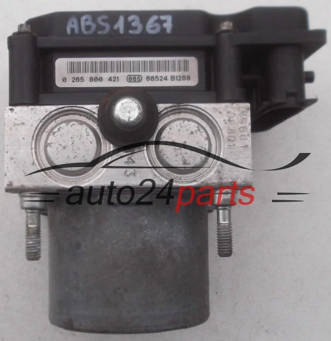 ABS HYDRAULIK-AGGREGAT MIT STEUERGERAET FIAT GRANDE PUNTO BOSCH  0265231535, 55700423, 0 265 800 421, 0265800421