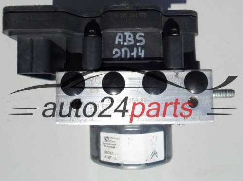 POMPE HYDRAULIQUE ET CALCULATEUR d'ABS PEUGEOT 308 1.6 E-HDI 98 058 253 80