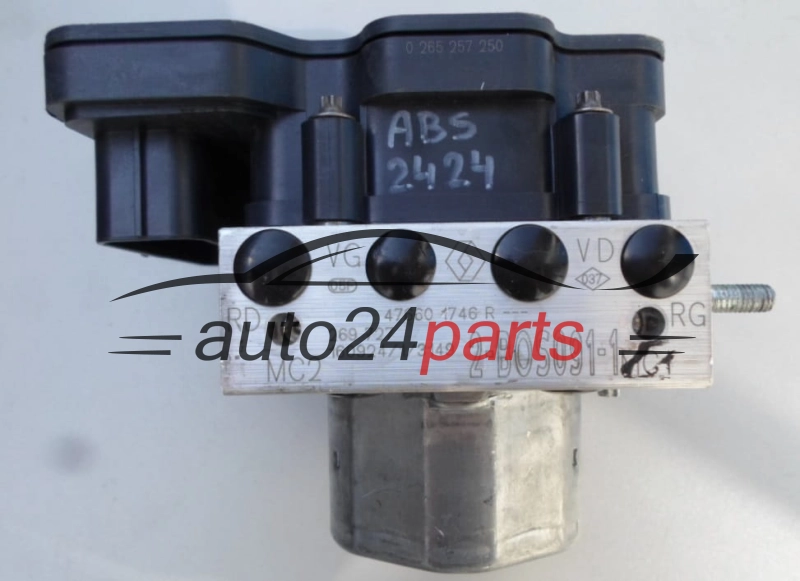 ABS POMPA RENAULT BOSCH 0 265 257 250, 0265257250, 476601746R, 0 265 956 527, 0265956527