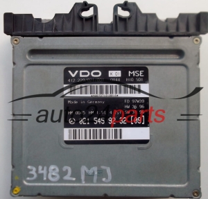 CALCULATEUR MOTEUR MERCEDES W202 C180 1.8 A0215459232, 0215459232, A 021 545 92 32, 412 229/021/001, 412229021001