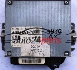 CALCULATEUR MOTEUR OPEL OMEGA 2.0 X20XEV 90569538, 90 569 538 KZ, SIMTEC 56 5WK90252, 5WK9 0252
