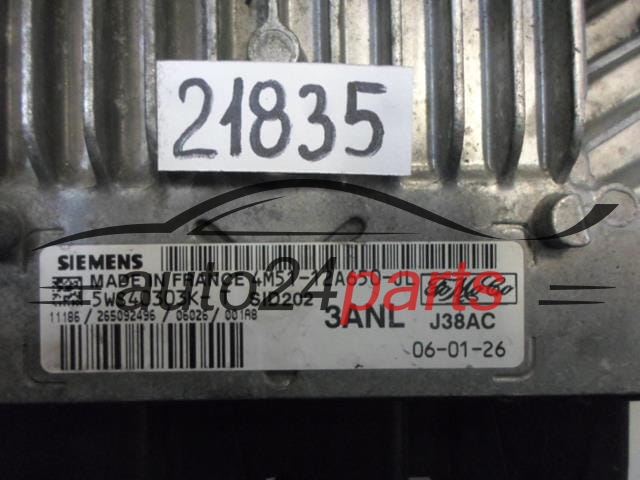 KOMPUTER STEROWNIK SILNIKA FORD FOCUS 1.8 TDCI 4M51-12A650-JL, 4M5112A650JL, 5WS40303K-T, 5WS40303KT, 3ANL