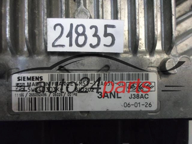 KOMPUTER STEROWNIK SILNIKA FORD FOCUS 1.8 TDCI 4M51-12A650-JL, 4M5112A650JL, 5WS40303K-T, 5WS40303KT, 3ANL
