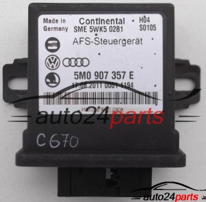 CONFORT MODULE AUDI SEAT VW XENON SME 5WK5 0281, 5WK50281, 5M0 907 357 E, 5M0907357E 