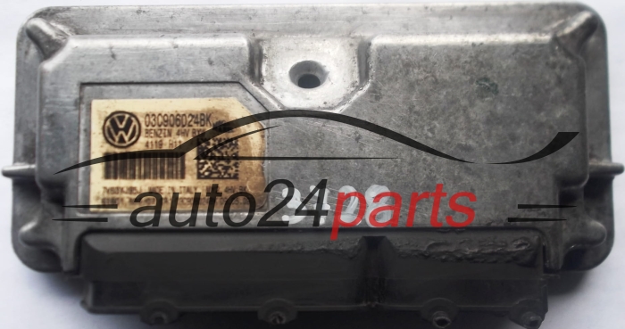 KOMPUTER STEROWNIK SILNIKA VOLKSWAGEN SEAT IBIZA 1.4 MAGNETI MARELLI MY2 4HV.BK,  03C 906 024 BK, 03C906024BK, 61601.502.07, 