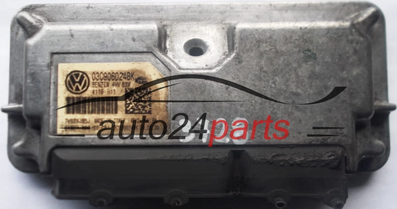 KOMPUTER STEROWNIK SILNIKA VOLKSWAGEN SEAT IBIZA 1.4 MAGNETI MARELLI MY2 4HV.BK,  03C 906 024 BK, 03C906024BK, 61601.502.07, 