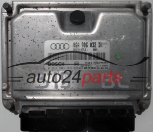 MOTORSTEUERGERÄT ECU STEUERGERÄT AUDI A3 1.8T 06A906032DK, 06A 906 032 DK, BOSCH 0261206863, 0 261 206 863, BENZIN ME7.5 0001 26SA6972