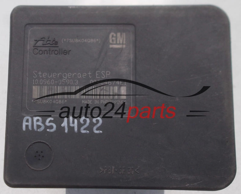 ABS POMPA I STEROWNIK OPEL ASTRA H ZAFIRA B GM 13 244 860 BJ, 13244860, ATE 10.0206-0287.4, 10020602874, 10.0960-0590.3, 