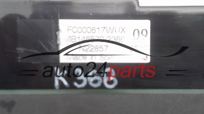 PANEL OGRZEWANIA STEROWNIK NAWIEWU REGULATOR KLIMATRONIK LAND ROVER MB146570-2366, MB1465702366