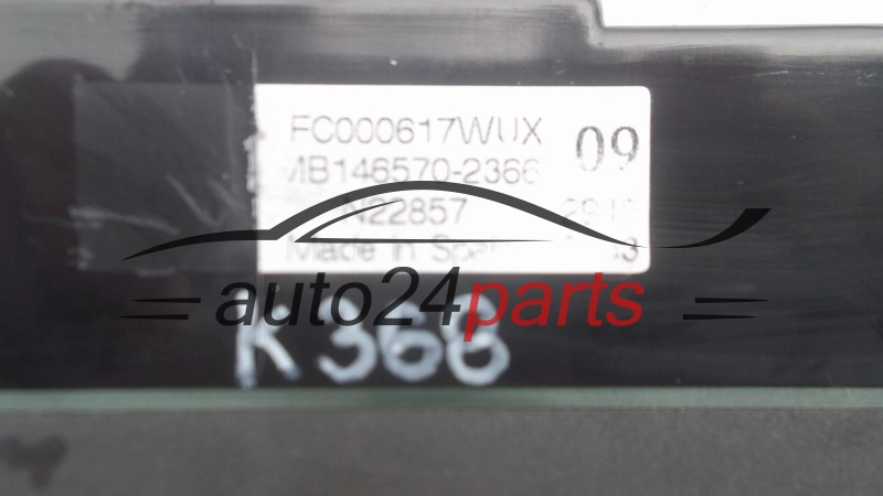 PANEL OGRZEWANIA STEROWNIK NAWIEWU REGULATOR KLIMATRONIK LAND ROVER MB146570-2366, MB1465702366