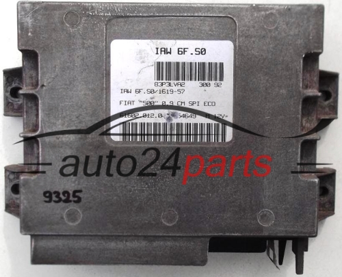 ECU CENTRALITA DE MOTOR FIAT CINQUECENTO 500 0.9, MAGNETI MARELLI IAW 6F.S0, IAW6FS0, 61602.012.04, 6160201204, 7754649