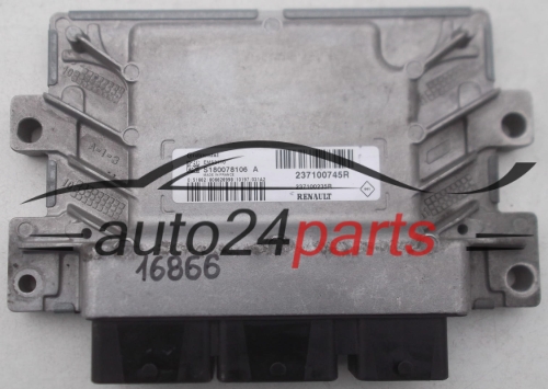ECU CENTRALITA DE MOTOR RENAULT SCENIC 2.0, CONTINENTAL S180078106 A, S180078106A, 237100745R, 237100235R 