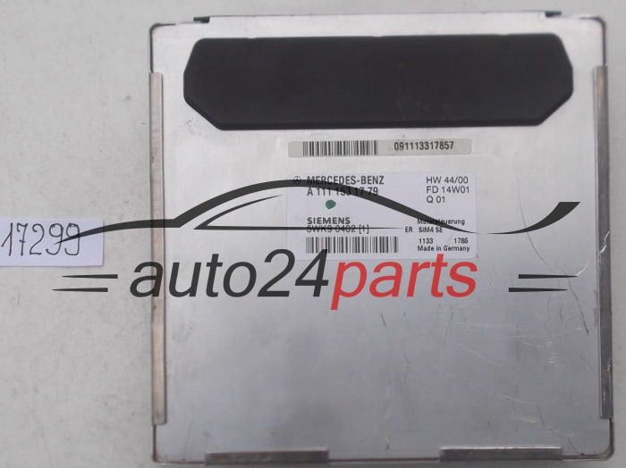 KOMPUTER STEROWNIK SILNIKA MERCEDES W203 C180 C200 SIEMENS 5WK90402 1