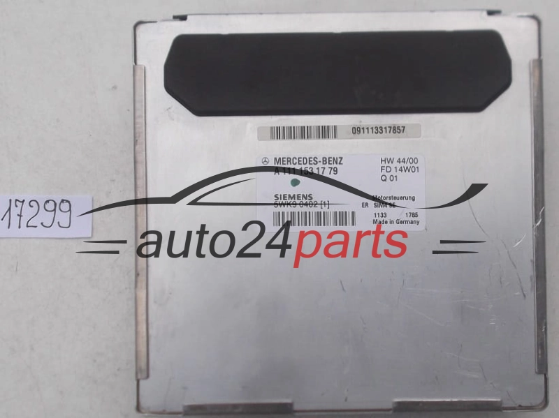 KOMPUTER STEROWNIK SILNIKA MERCEDES W203 C180 C200 SIEMENS 5WK90402 1