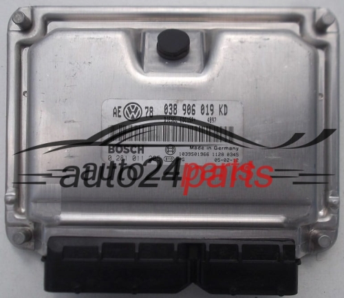MOTORSTEUERGERÄT ECU STEUERGERÄT VW VOLKSWAGEN PASSAT 1.9 TDI 038906019KD BOSCH 0281011205, 1039S01966