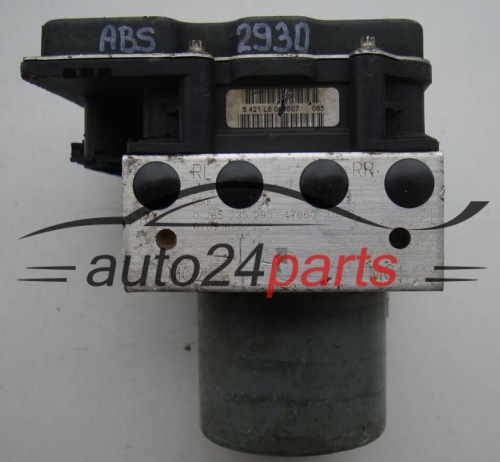 ABS PUMPE BLOCK HYDRAULIKPUMPE STEUERGERÄT NISSAN QASHQAI BOSCH 0 265 235 295, 0265235295, 47660 JD01B, 47660JD01B, 0265950616